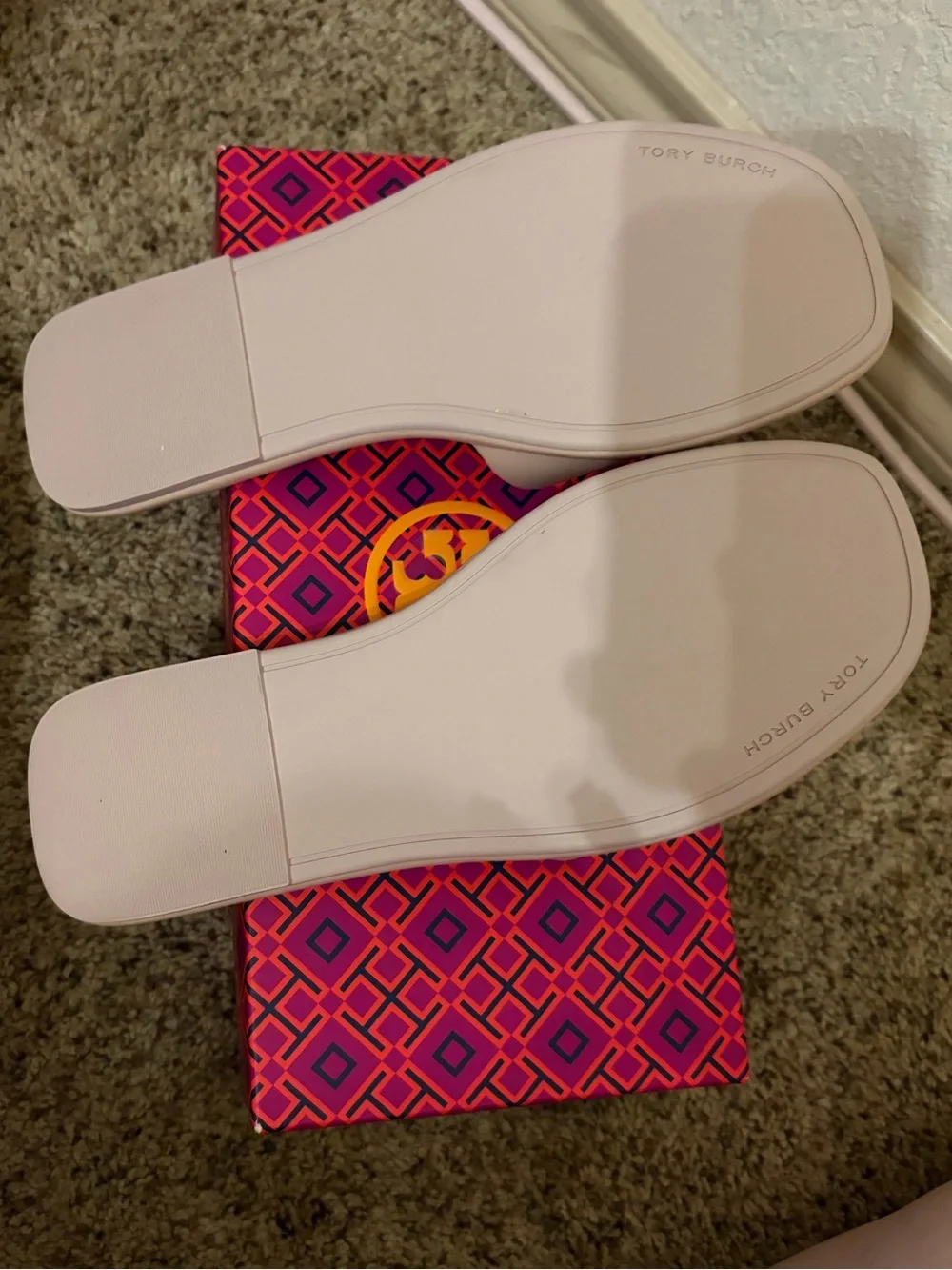 Tory Burch Shell Pink Sport Slide